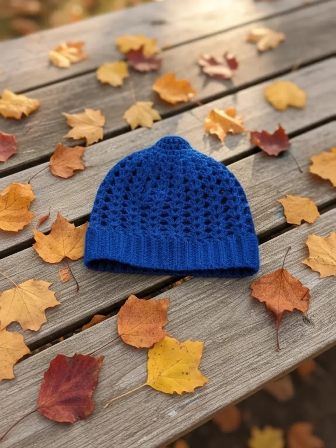 کلاه بافتنی سوراخ دار